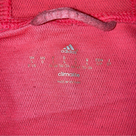 Adidas Pink Full Zip Funnel Neck Jacket - Picture 5 of 6